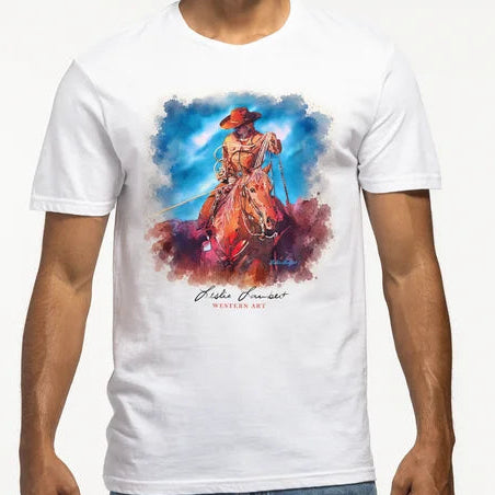 Turquoise Spirit | Western Cowgirl Art T-Shirt