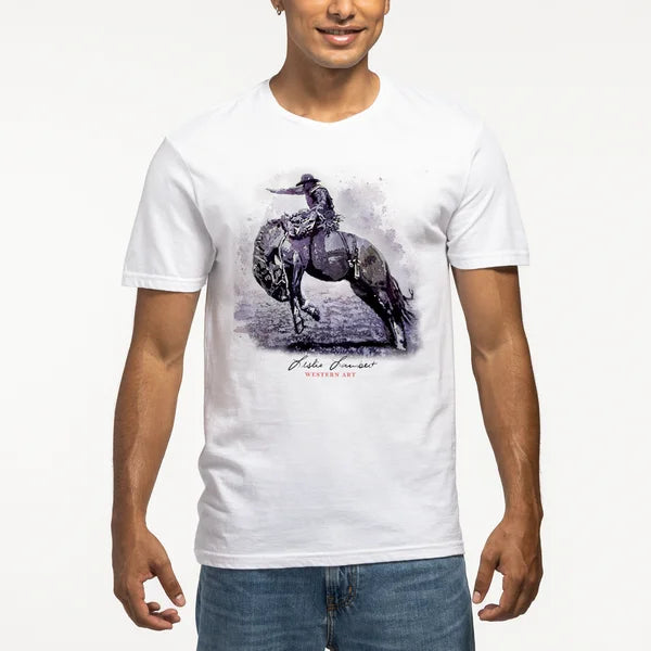 Grit | Western Cowboy & Horse Art T-Shirt